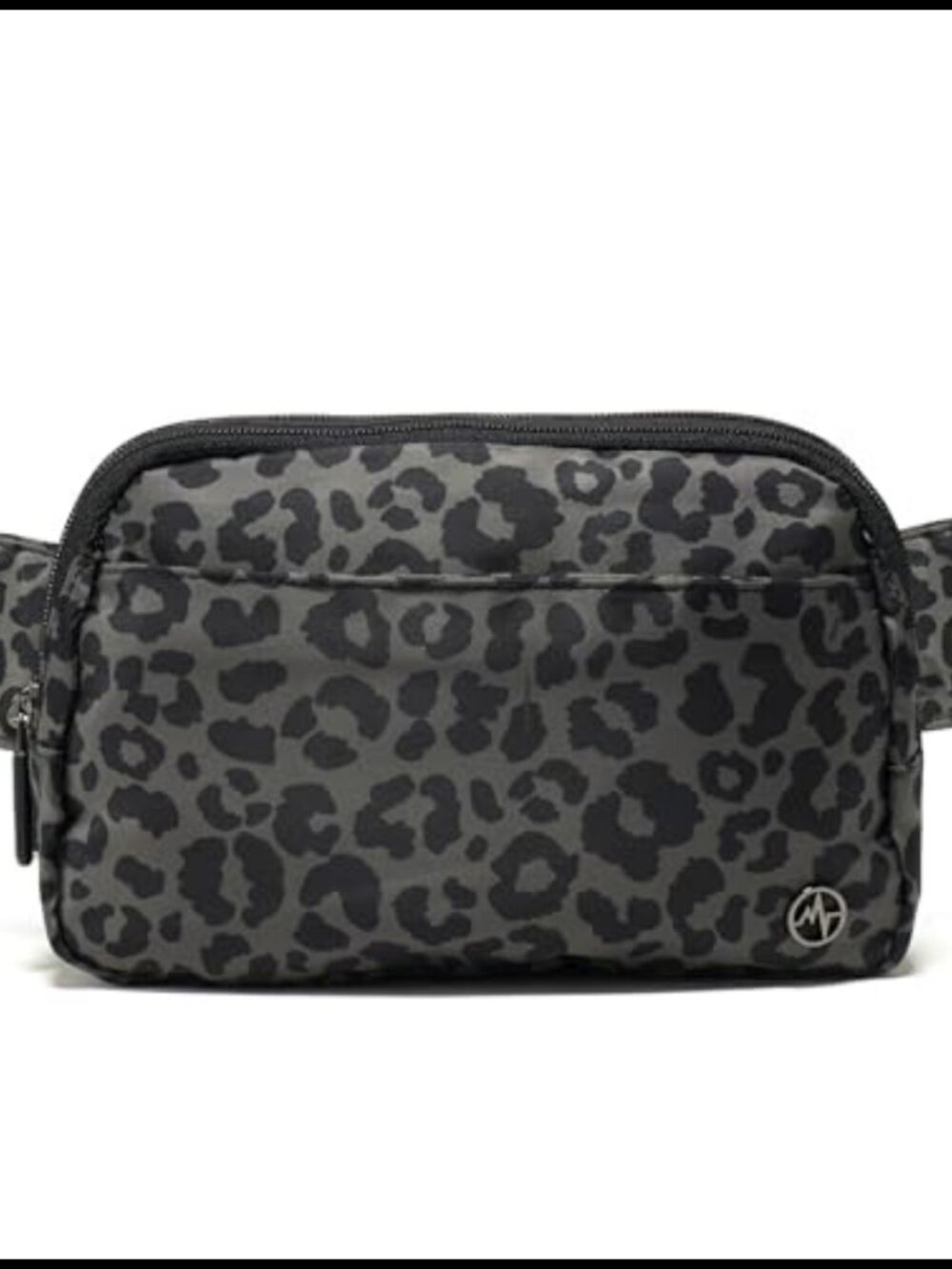 Nylon Fanny Pack Belt Bag with 5 Zipper Pockets Water Resistant